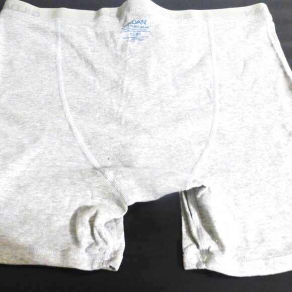 CLTH1 - 3X Gildan MEN'S BOXERS Size 2XL Grey & Dark Gray Men's Underwear Briefs - Picture 3 of 8